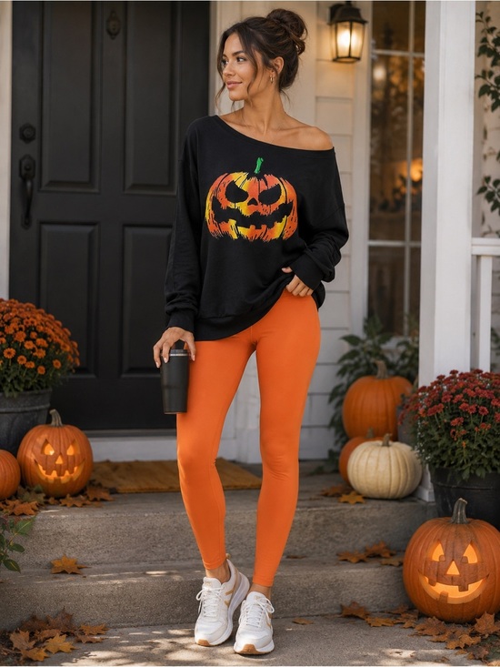 roshop Tops - Plus super soft slouchy Halloween sweatshirt new 2x